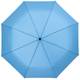 Automatický skladací dáždnik s poťahom z PE pongee, svetlo modrá